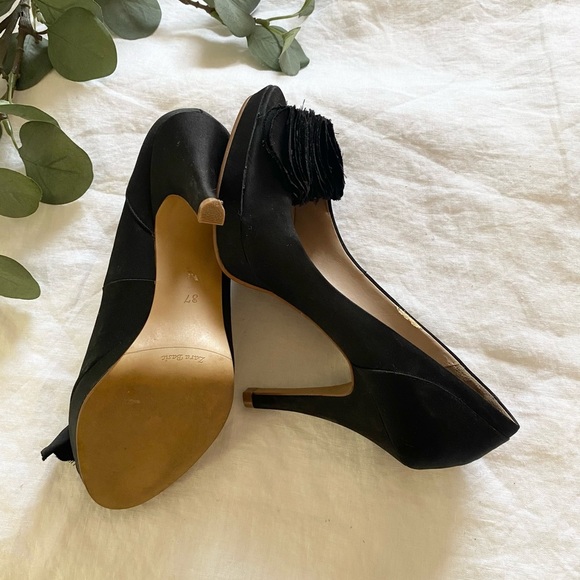 Zara Satin Heels - Picture 7 of 13